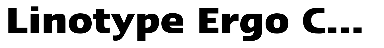 Linotype Ergo Cyrillic Bold